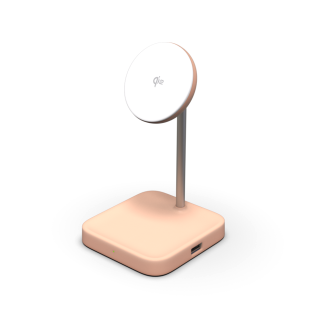 Qi2 Flora MPP+MFI 三合一磁吸無線充電站