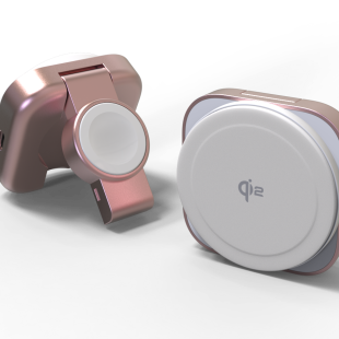 Qi2 Viator MPP+MFI 二合一磁吸無線充電折疊支架